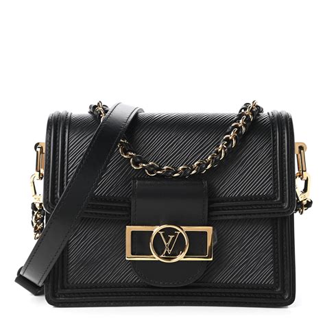 louis vuitton mini dauphine black epi|lv dauphine bag.